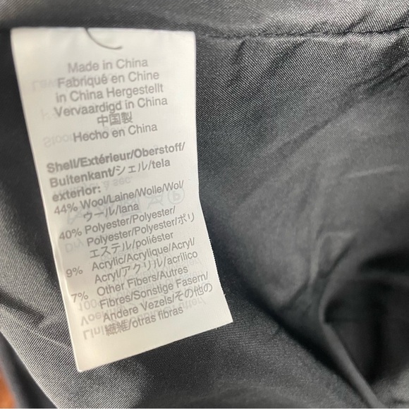 J. Crew Black Pea Coat - Picture 7 of 8